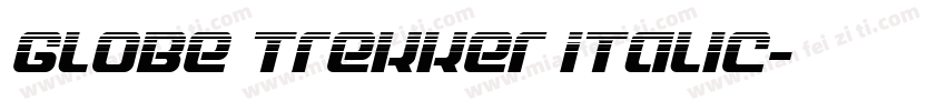Globe Trekker Italic字体转换